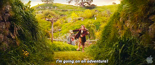 I'm going on an adventure...